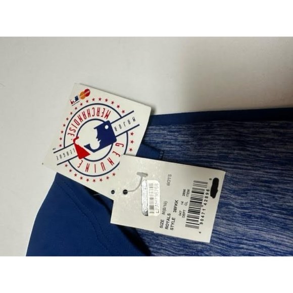 Genuine Merchandise Team Athletics Kansas City Royals Kids Size 10/12 M Shirt 1/ - Picture 6 of 6